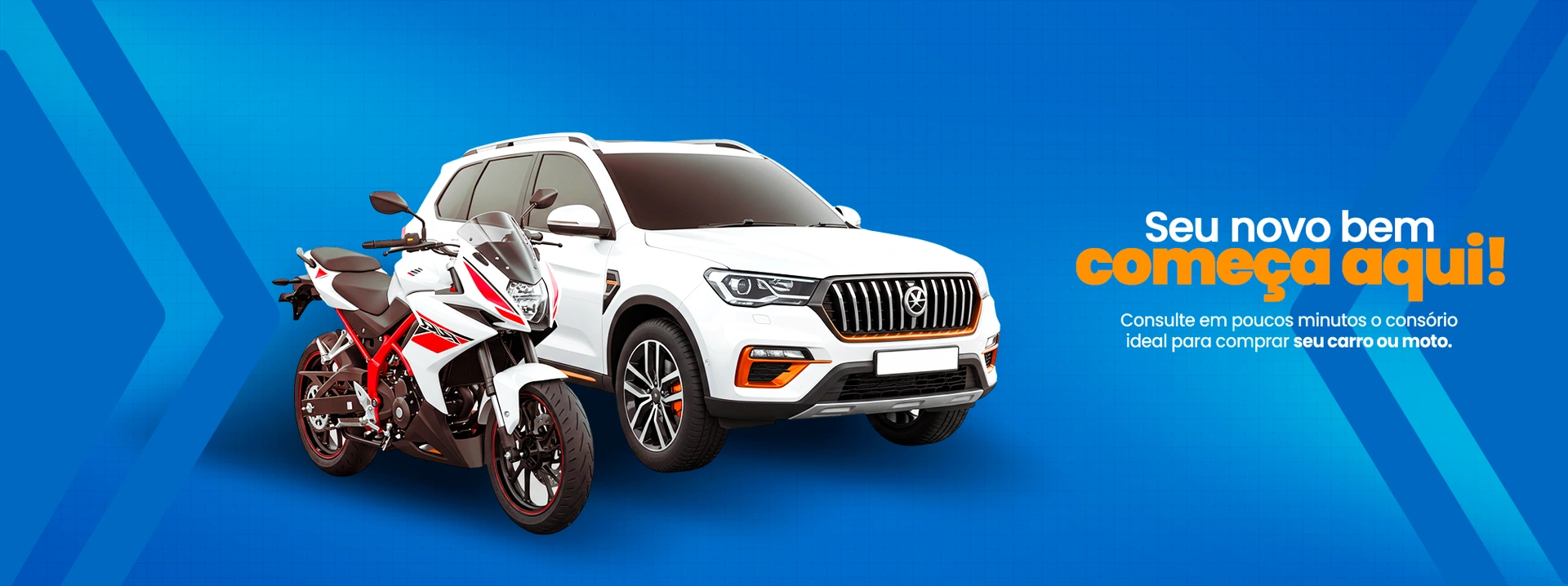 Seu novo bem começa aqui — consulte seu consórcio ideal para comprar seu carro ou moto.